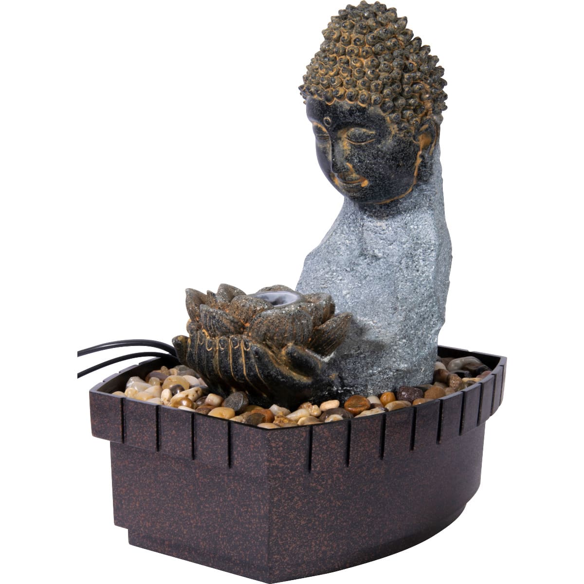 Dobar Zimmerbrunnen mit Pumpe Buddha