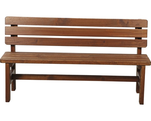Gartenbank Natura Tessin150 cm braun Kiefernholz