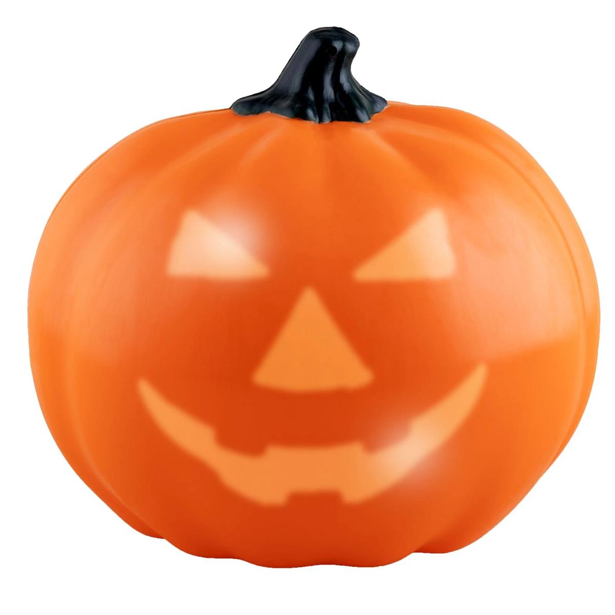 Halloween Kürbis mit anmierten singenden Gesicht