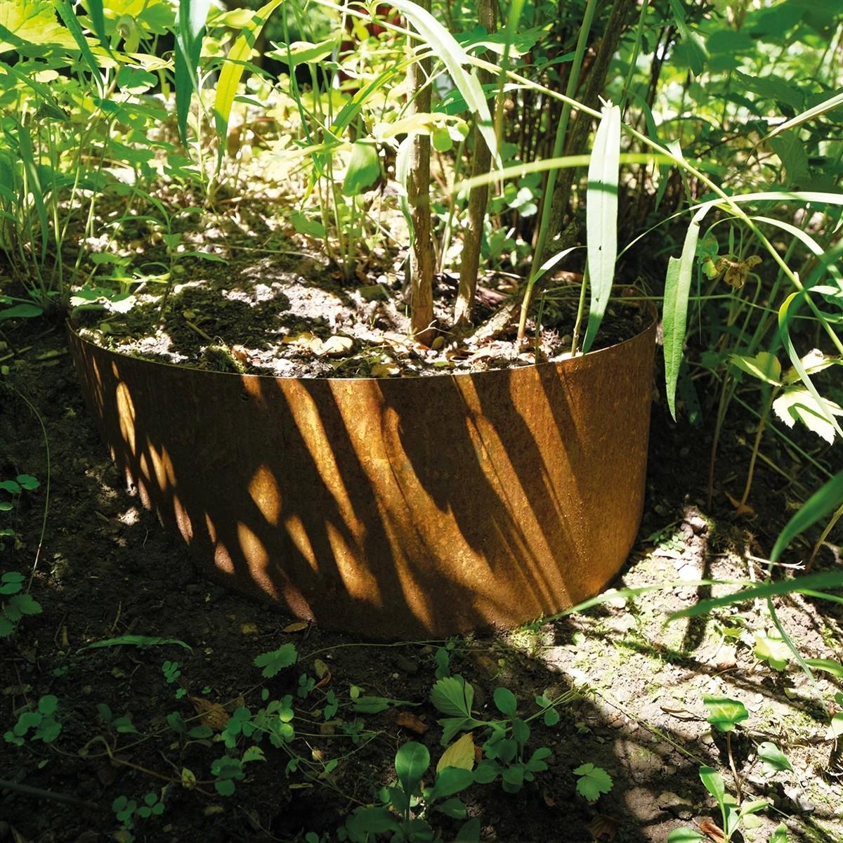Bellissa Hangpflanzschale Collina Corten
