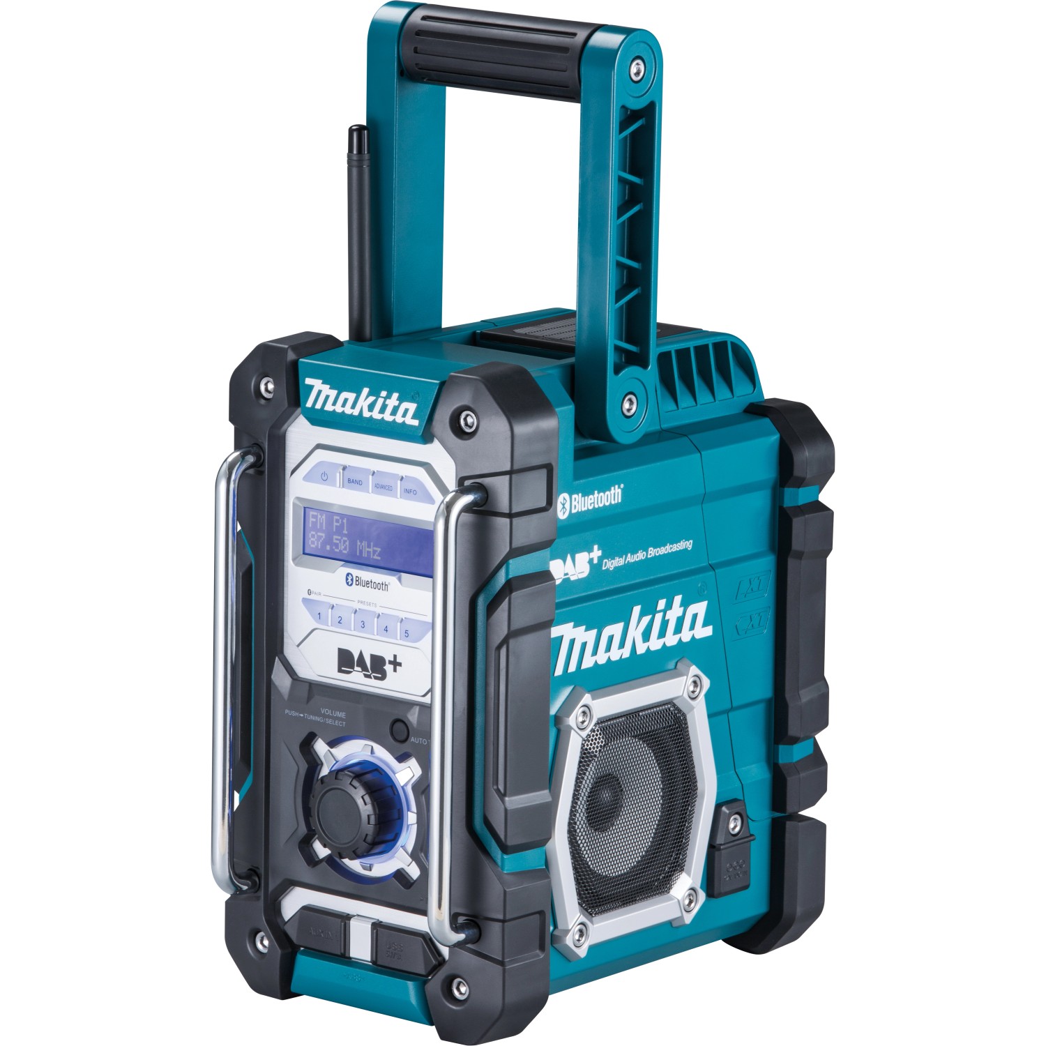 Makita Akku Baustellenradio DMR112 ohne Akku mit Netzteil