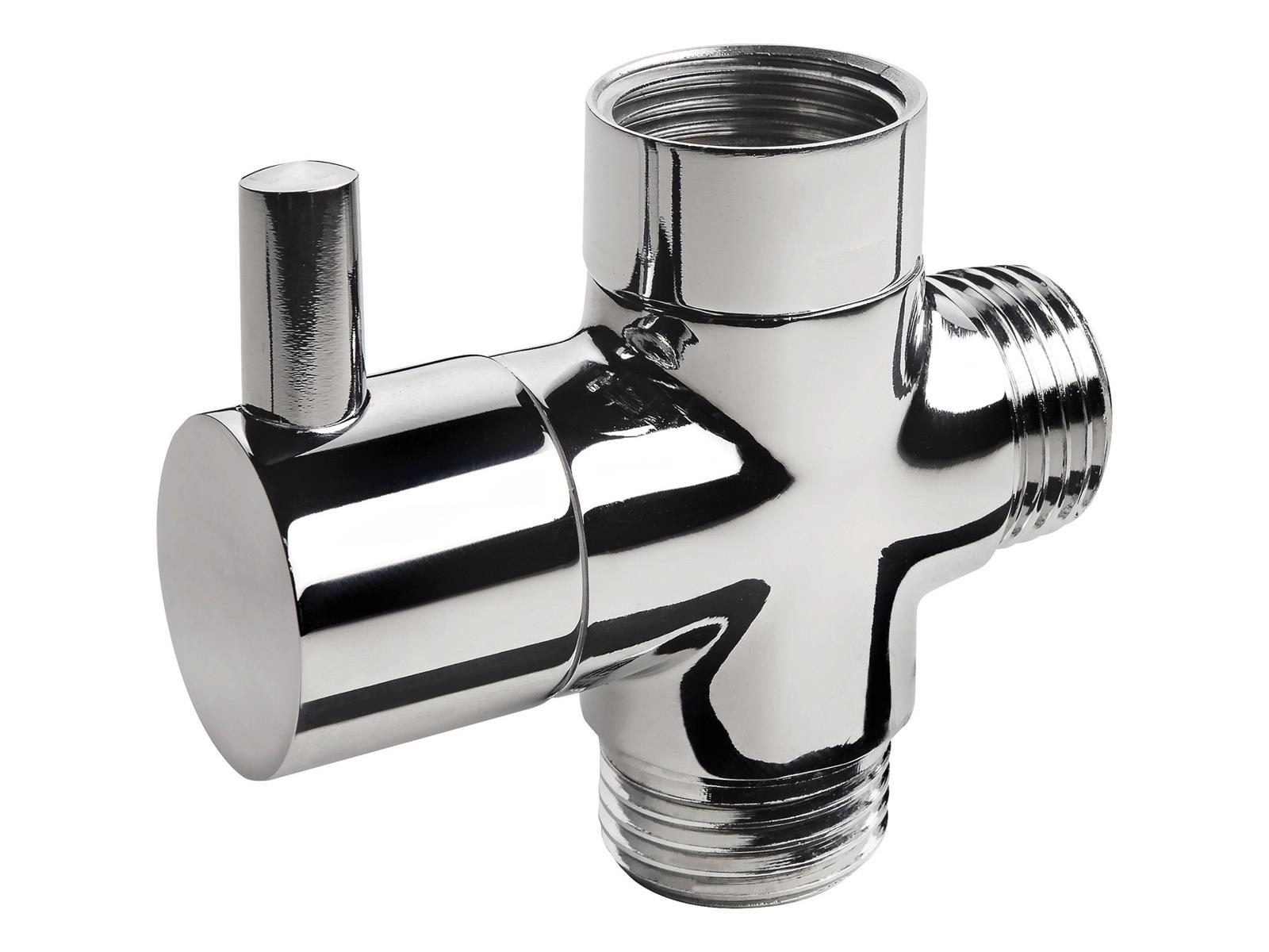 Sanitop Wingenroth 724098 aquaSu 3 Wege Umsteller Umera für Kopfbrause Chrom