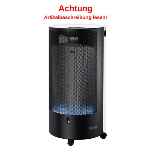 Rowi Gas Heizofen Blue Flame Pure 4,2 kW Schwarz EEK A #E757