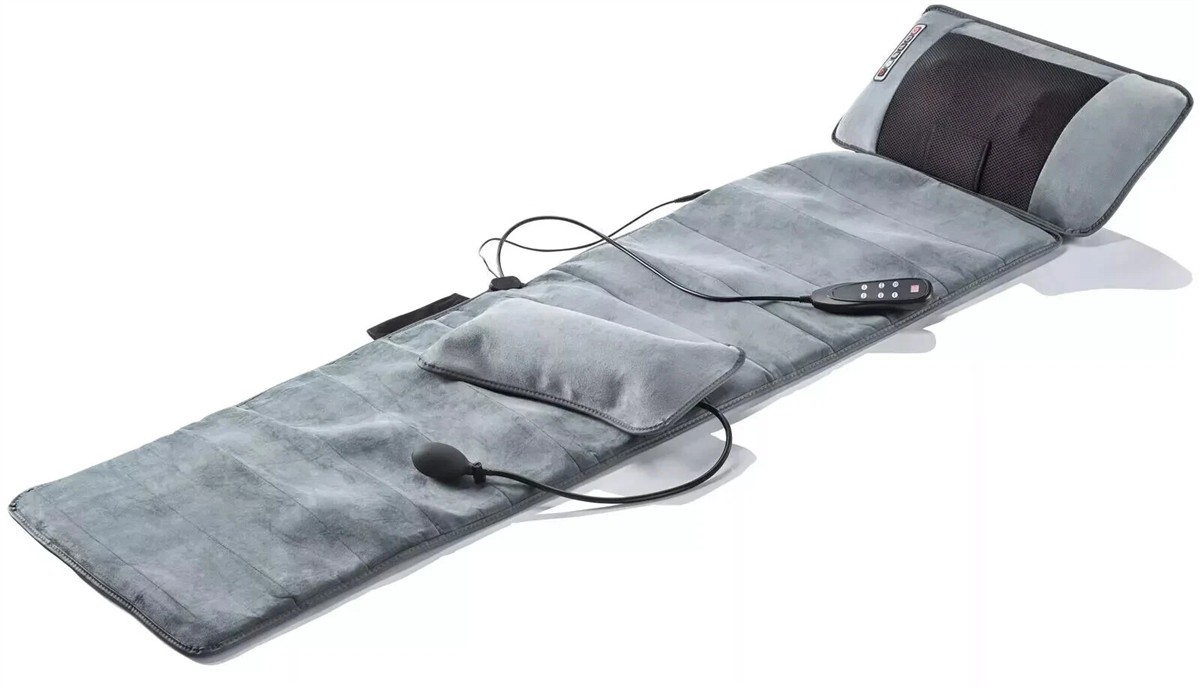 Schulter-Massageauflage, Elektrische Massagedecke, Behen Massagematte, Rückenmassagegerät, Heizdecke mit Massagefunktion