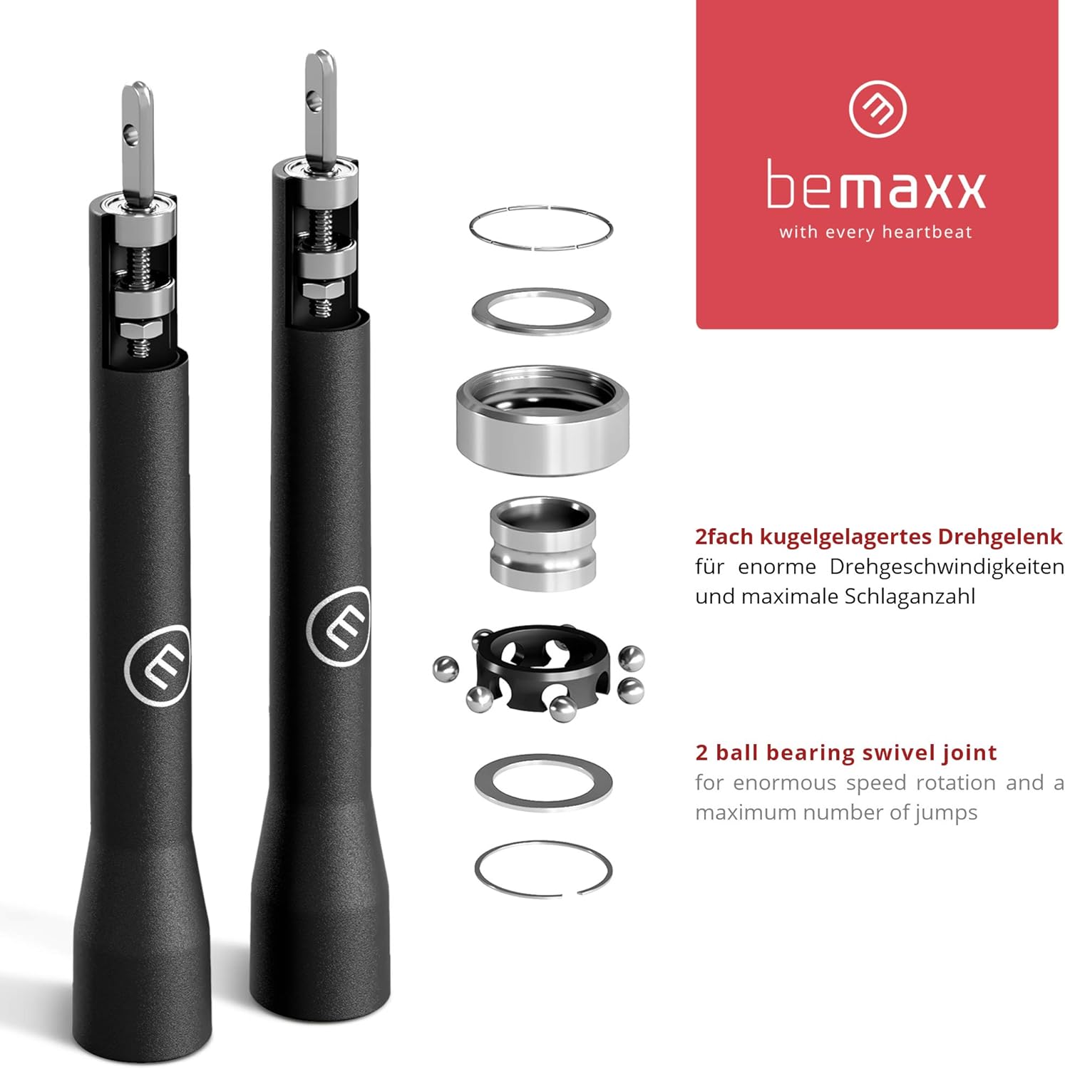 Be-Maxx Springseil Speed Rope II Fitness Training Sport