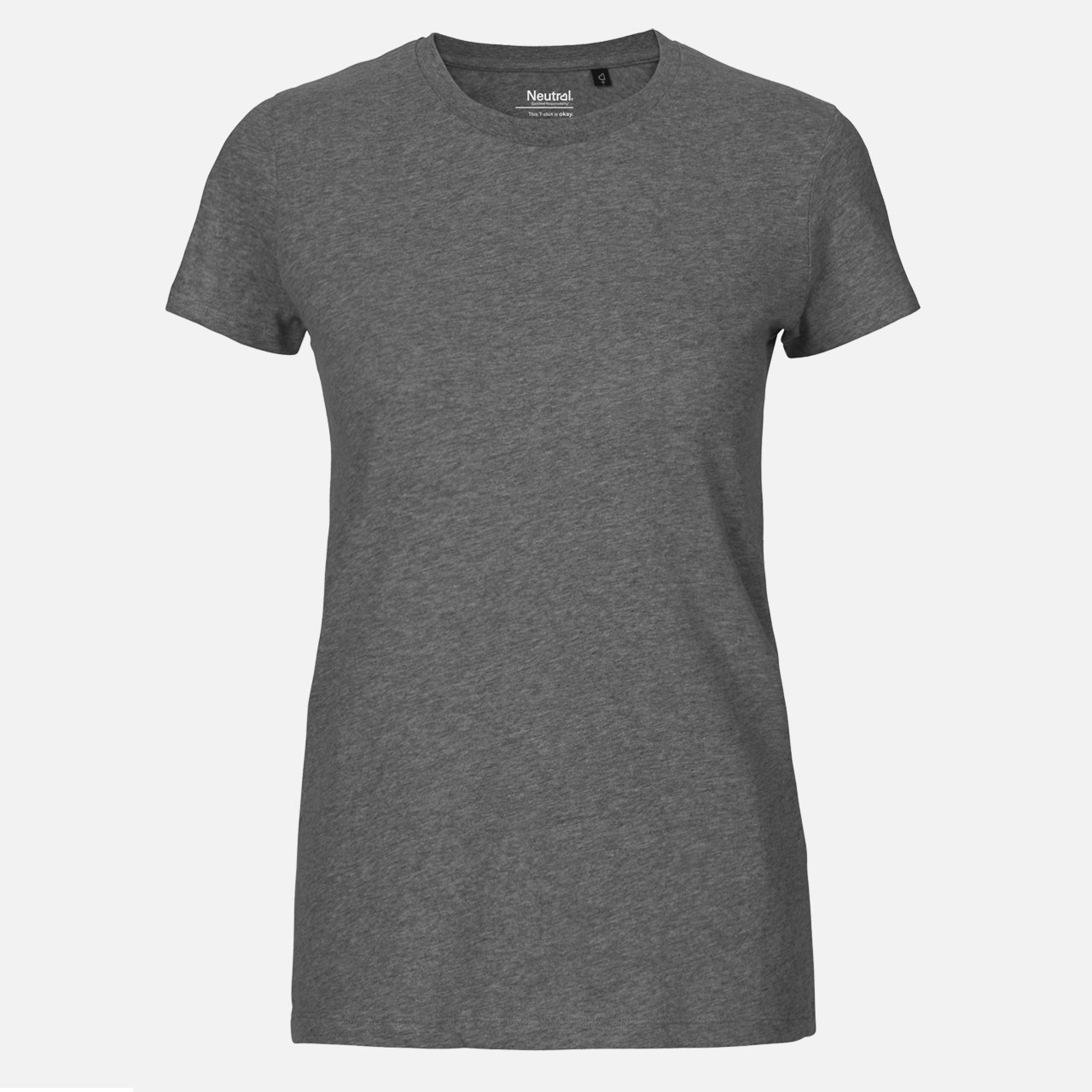 Neutral® Ladies Fit T-Shirt - Bio-Baumwolle Dark Heather