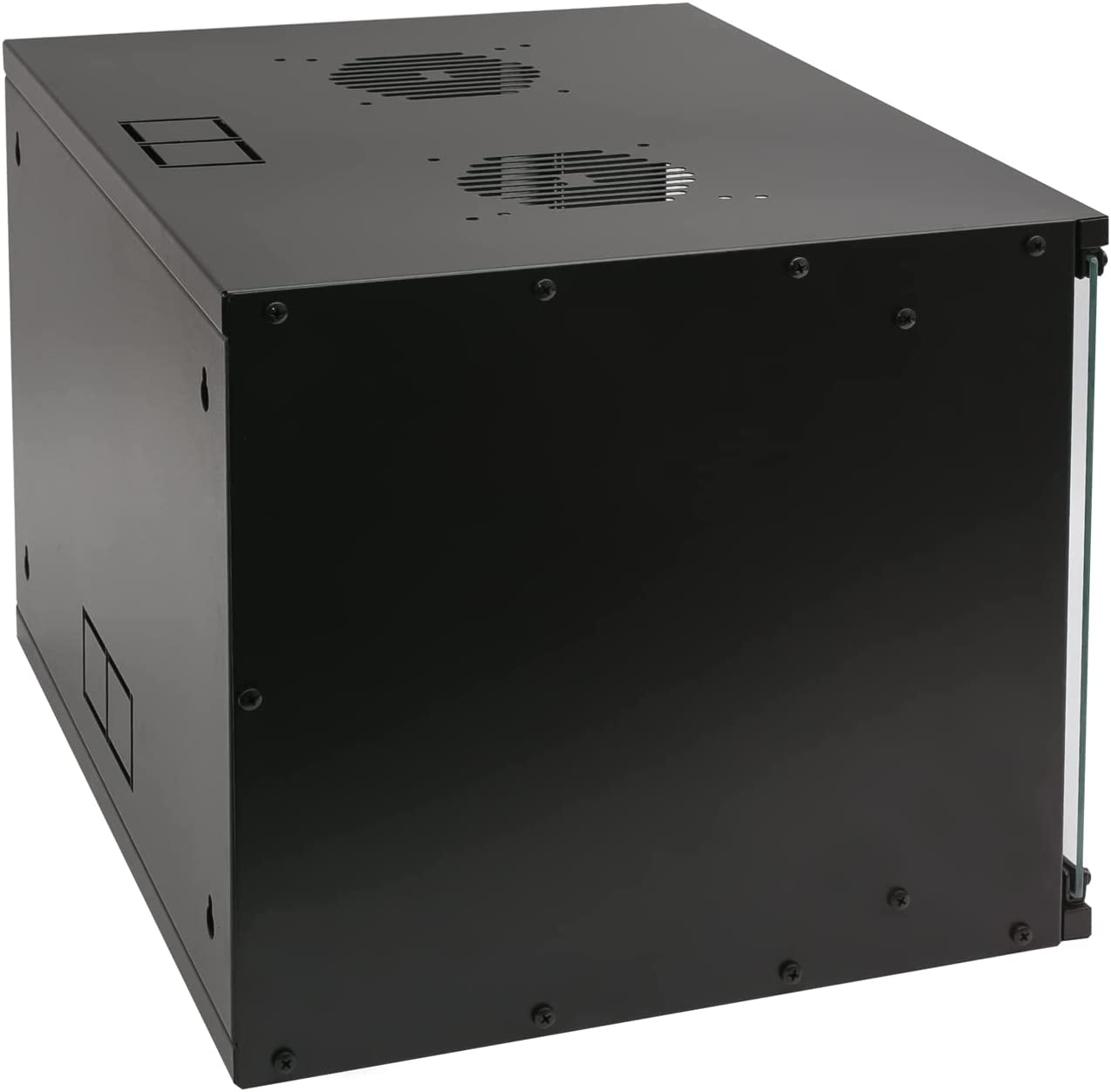 server, rackmount, schwarz, metall, Gehäuse
