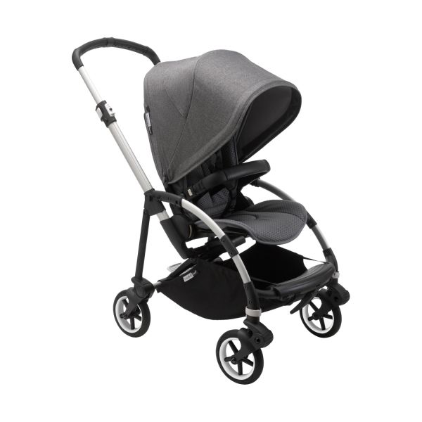Bugaboo Bee 6 Complete Kinderwagen Alu Grey Melange