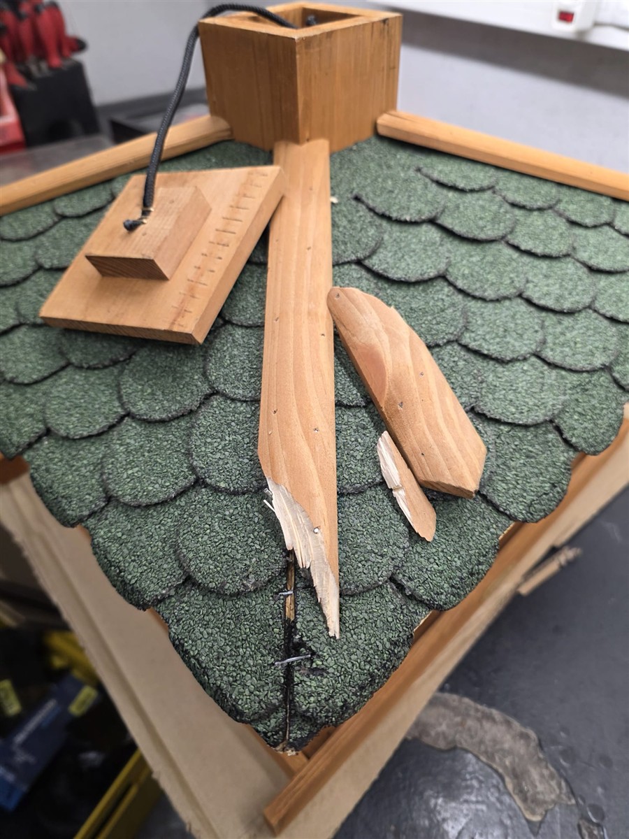 Dachziegel, Grün, Schindel, Holzstrukturen, Konstruktionsteil