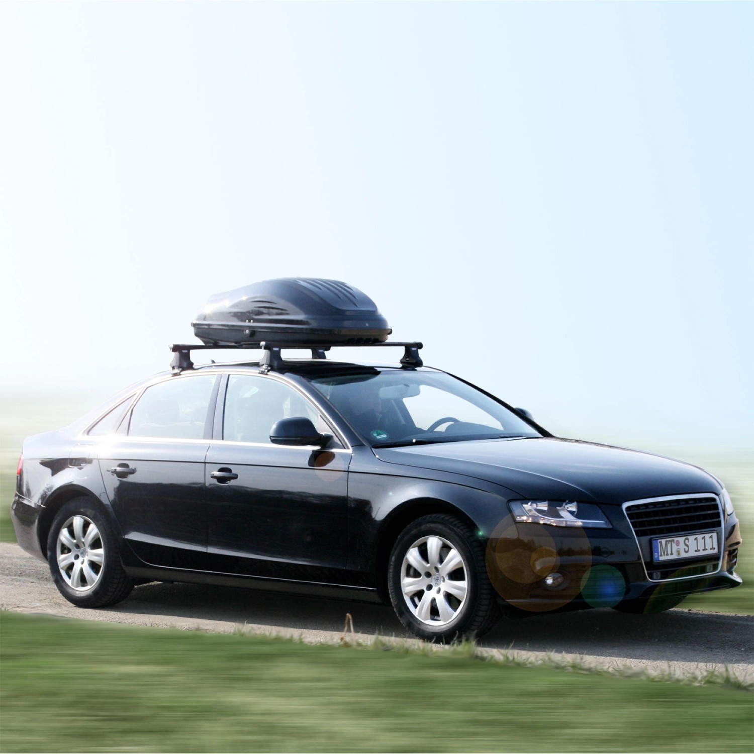 Auto Dachbox G3 220 l Schwarz Matt