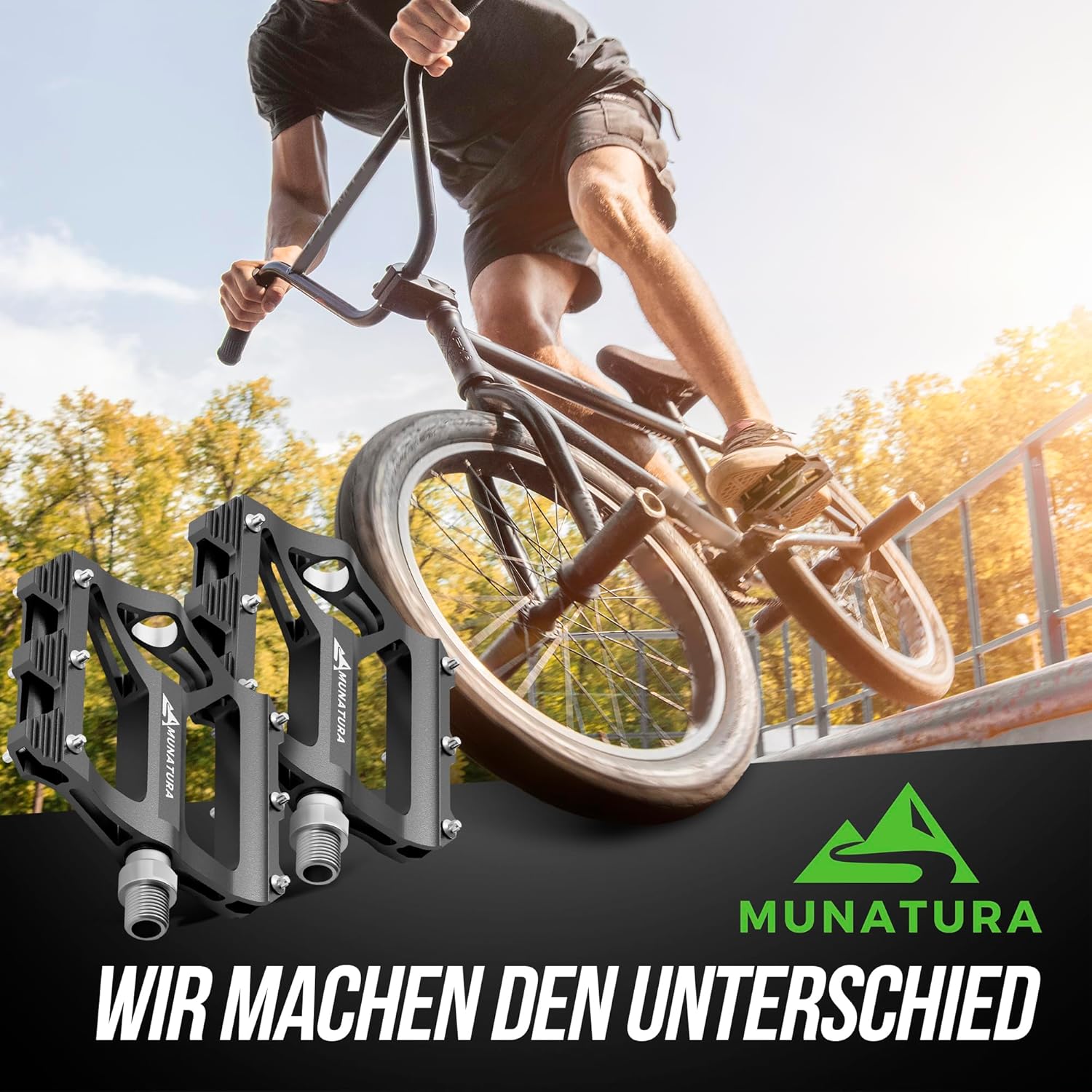 MUNATURA Fahrradpedale MTB Pedale Fahrrad Pedale Mountainbike