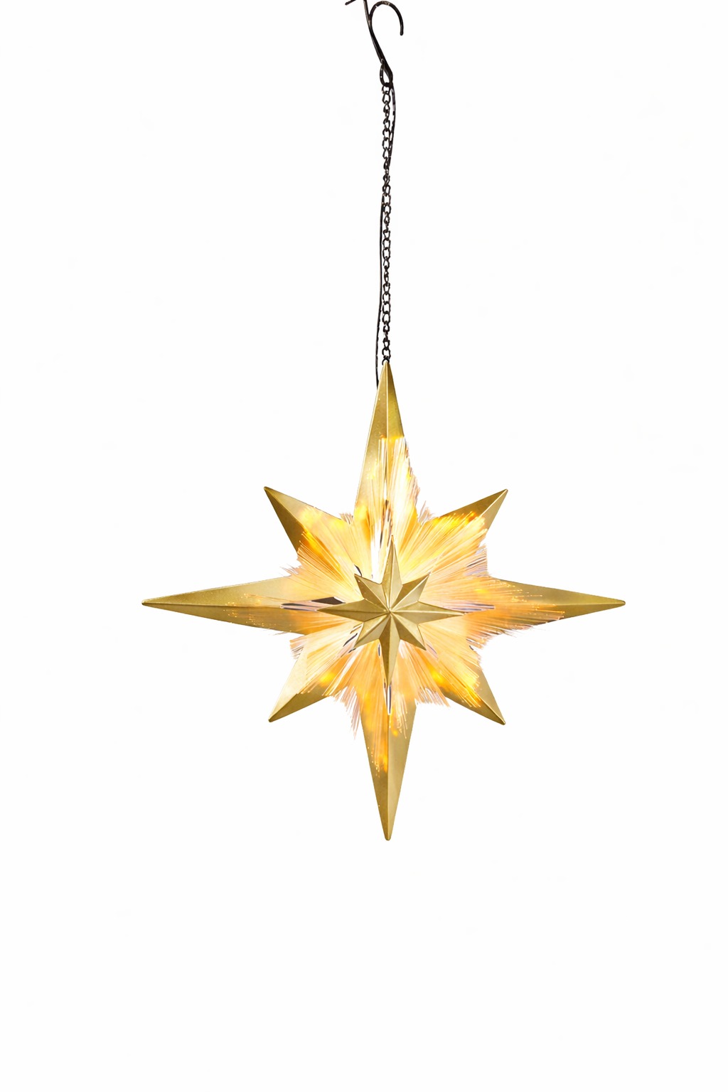 LED-Hängeleuchte Stern 29 cm Outdoor Metall