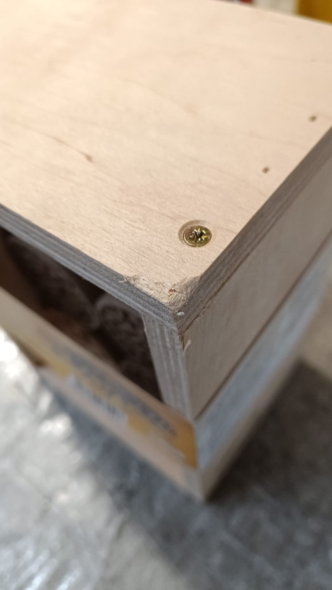 Dobar Wildbienenhotel Bienenhaus aus Holz Insektenhotel #D374
