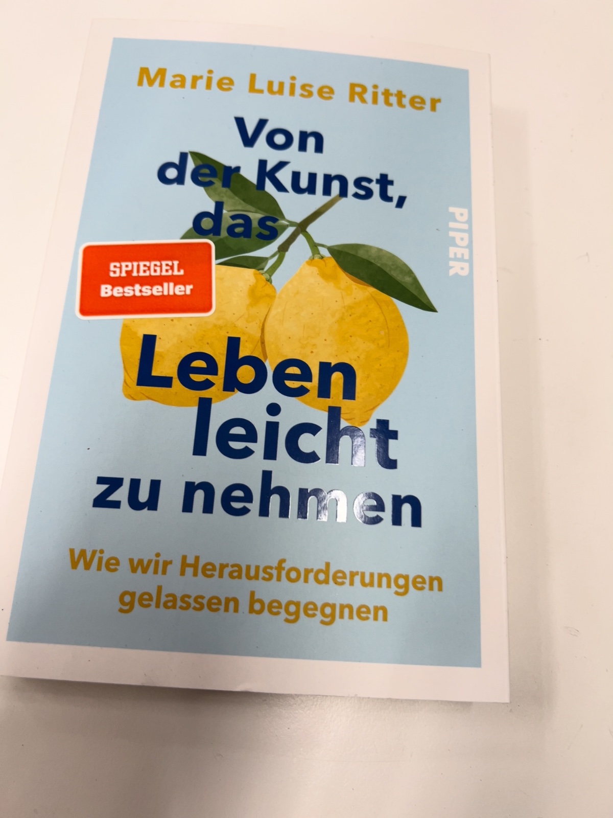 Buch, Zitrone, Leben leicht zu nehmen, Ratgeber, Verlagsname