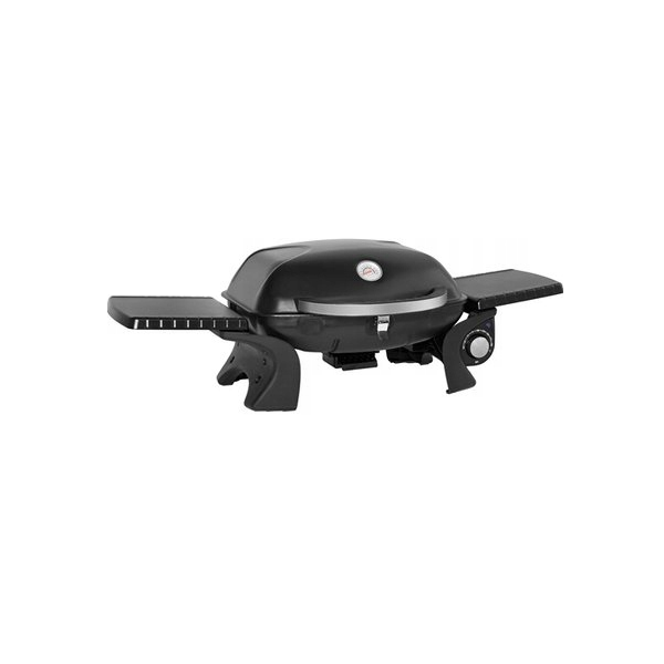 Theo 660431 Elektrogrill 2200 Watt Elektrischer Tischgrill mit Seitentischen Indoor Grill für die Wohnung Balkon Terrasse