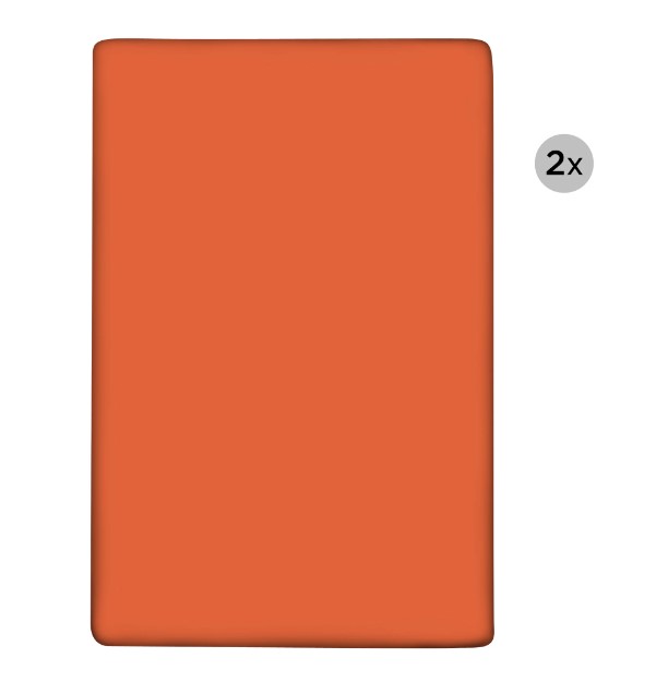 WINTERENGEL 2 Spannbettlaken Mikrofaser Flanell Spannbezug terracotta Bettlaken 90-100x200cm