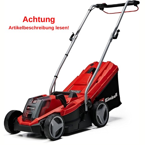 Rasenmäher, Elektrischer Rasenmäher, Grasmäher, Rot, Korpus Kunststoff/Metall