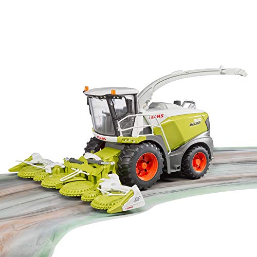 Bruder 02134 Claas Jaguar 980 Feldhäcksler Bauernhof Landwirtschaft Traktor Trecker Schlepper Bulldog Fahrzeug Erntemaschine Maisgebiss Feldarbeit Spielzeug 1:16