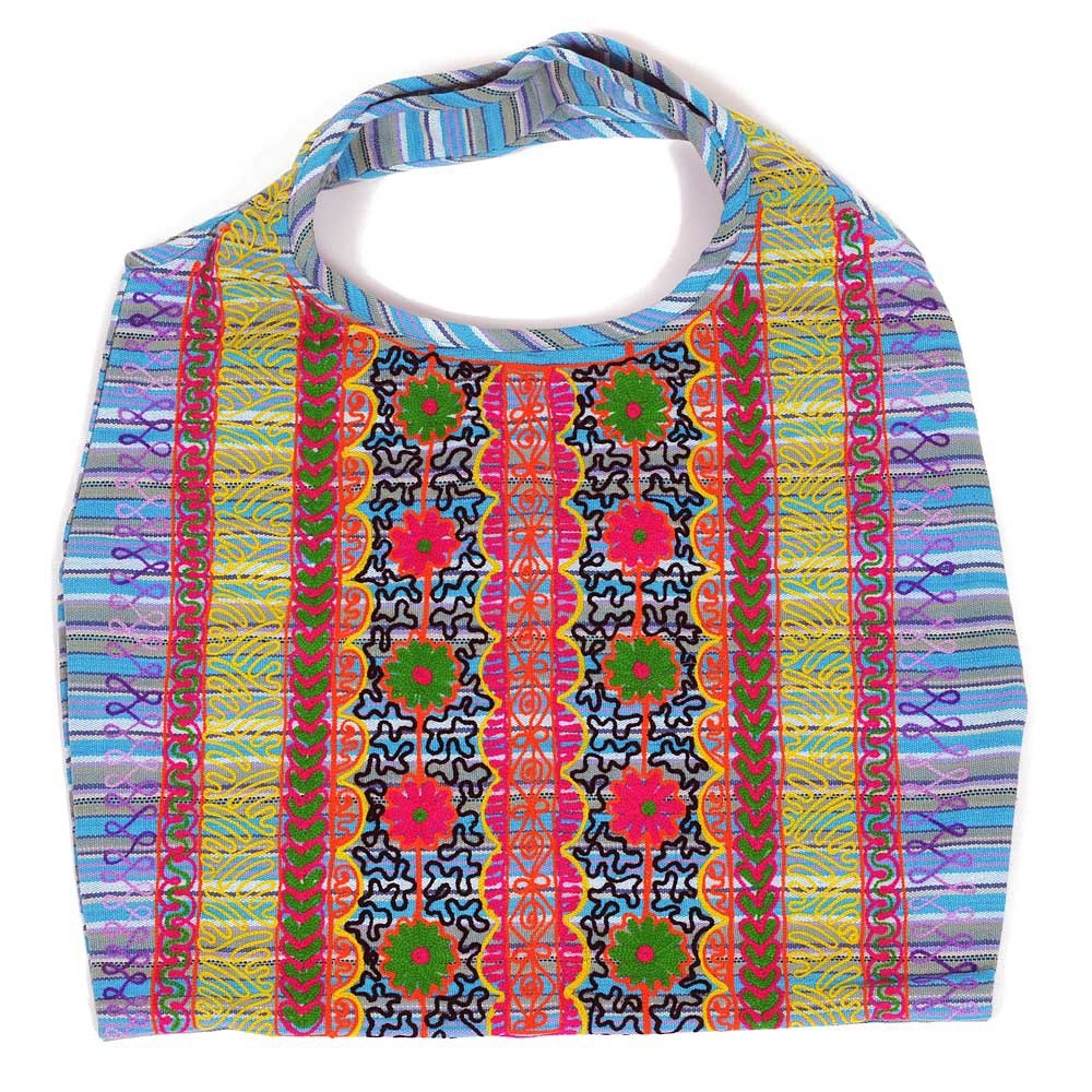 Tasche, Tasche mit Muster, Stoffbeutel, Multicolor, Kulturmustermotiv