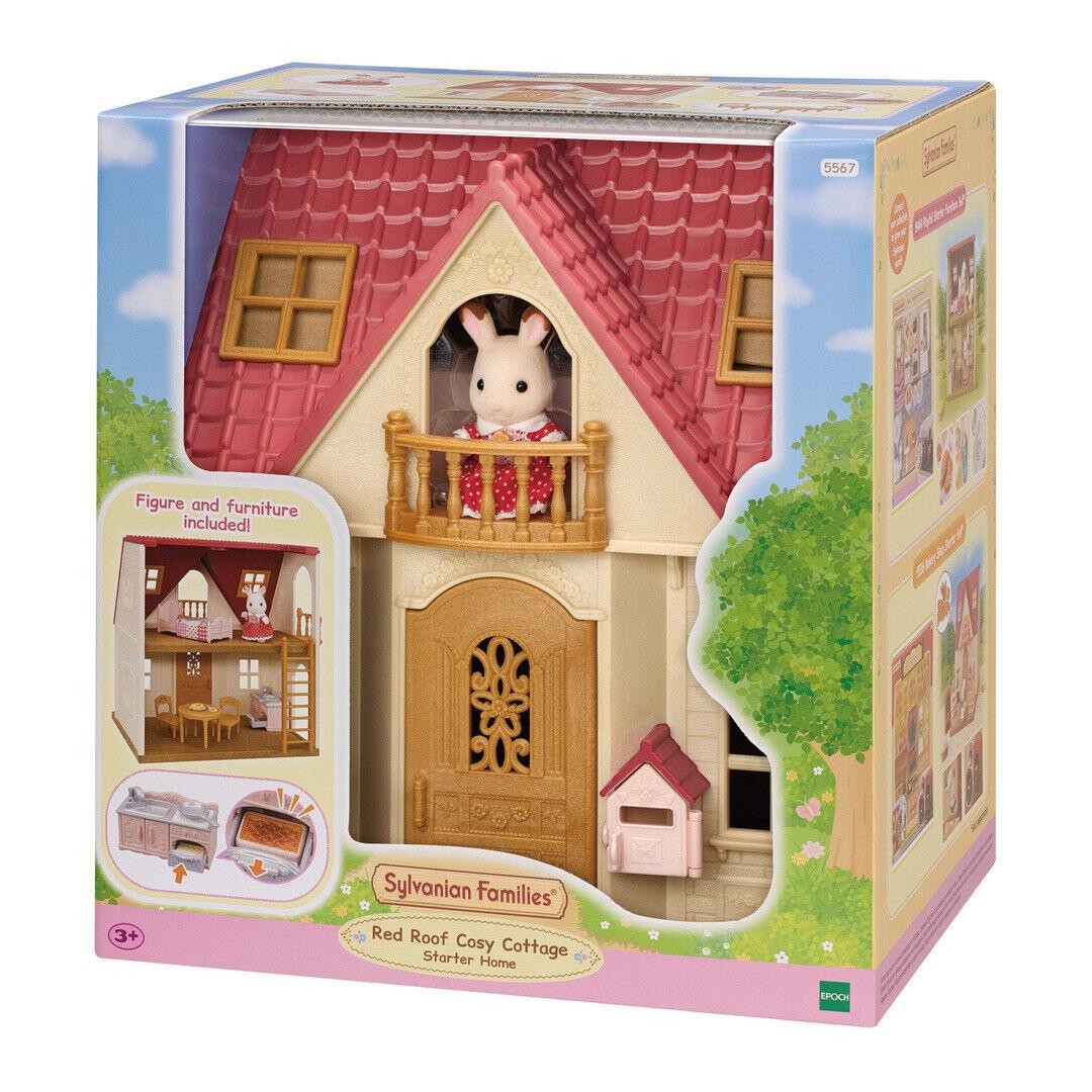 Spielzeughaus, Puppenhaus, Rotes Dach, Figur enthalten, Sylvanian Families
