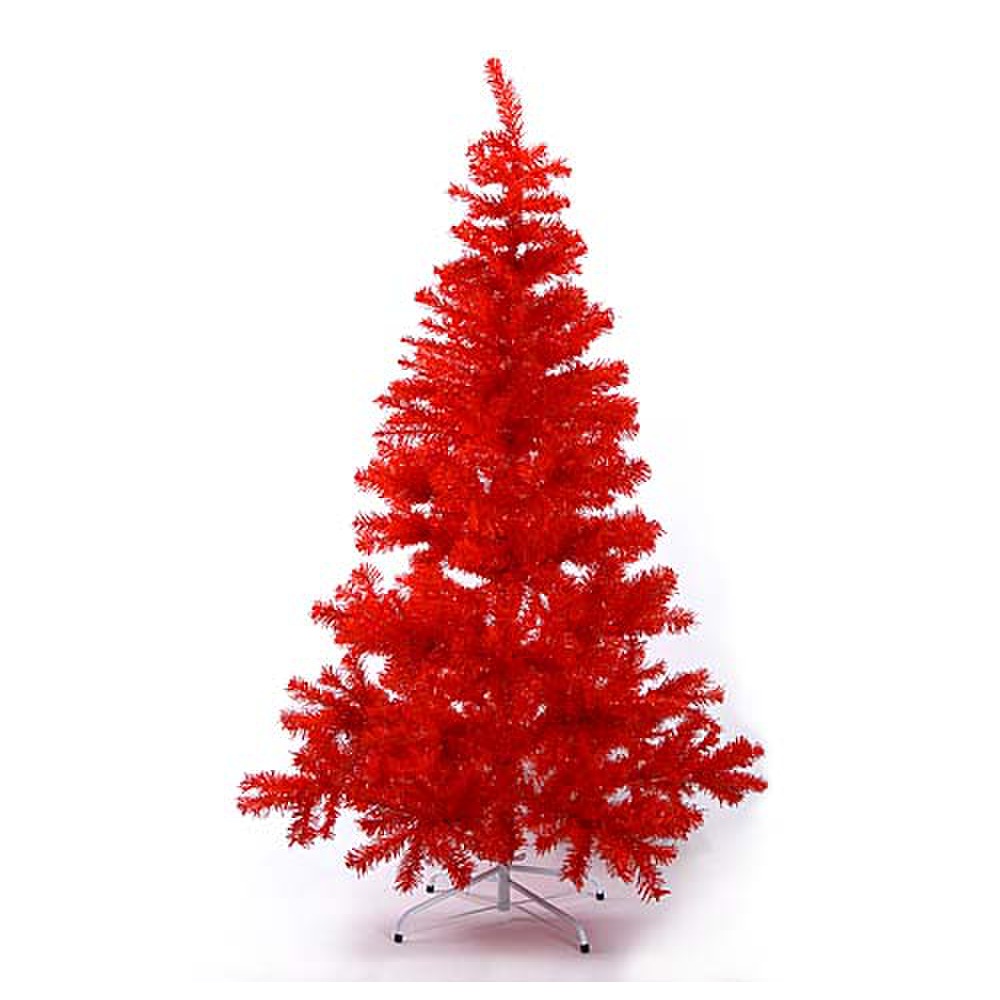 ROT - Künstlicher Weihnachtsbaum, farbiger Tannenbaum 30, 60, 90, 120, 180, 240 cm