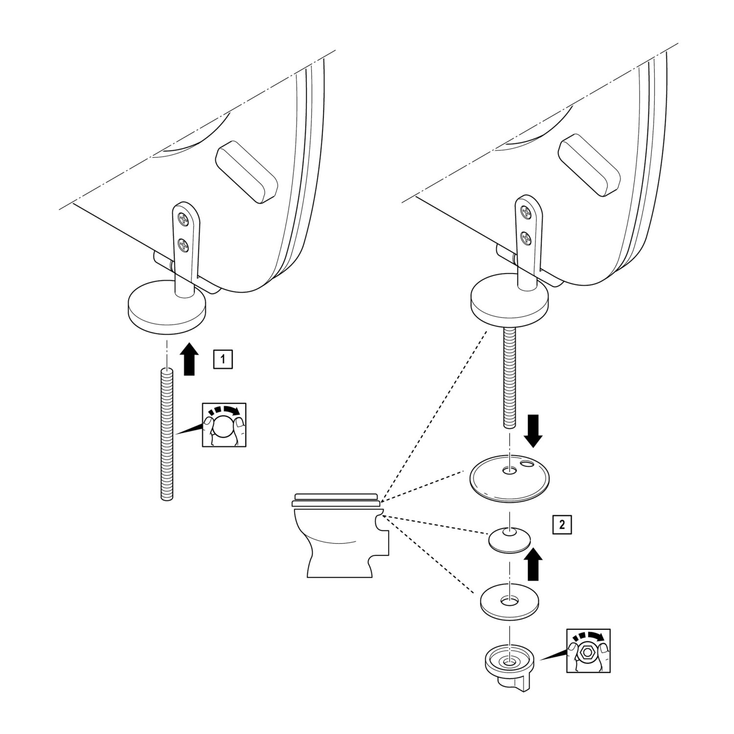 baliv WC Sitz Carduma MDF Holzkern Seesterne