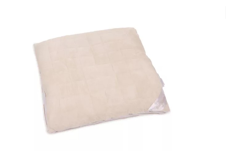 GOLDWOLKE 1 Kissen Kopfkissen Teddyfell Dekokisse Kuschelkisse 80x80cm weiß