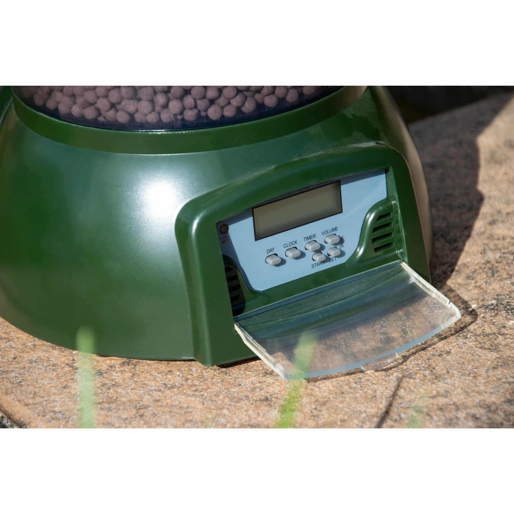 Dobar Programmierbarer Teichfischfutterautomat mit LCD-Anzeige