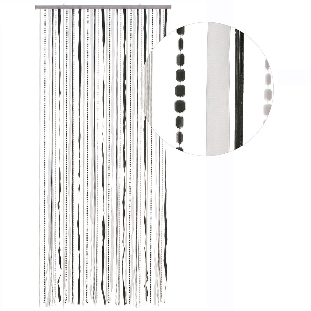 Türvorhang STOFFBÄNDER & PAILLETTEN, verschiedene Farben, Material: Kunststoff, Größe: 90 x 180 cm -
