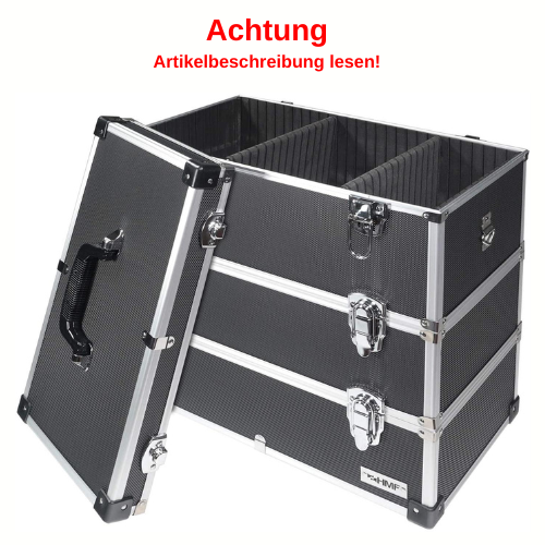 Koffer, Transportkoffer, Werkzeugkoffer, Aluminiumrahmen, Trenneinlage