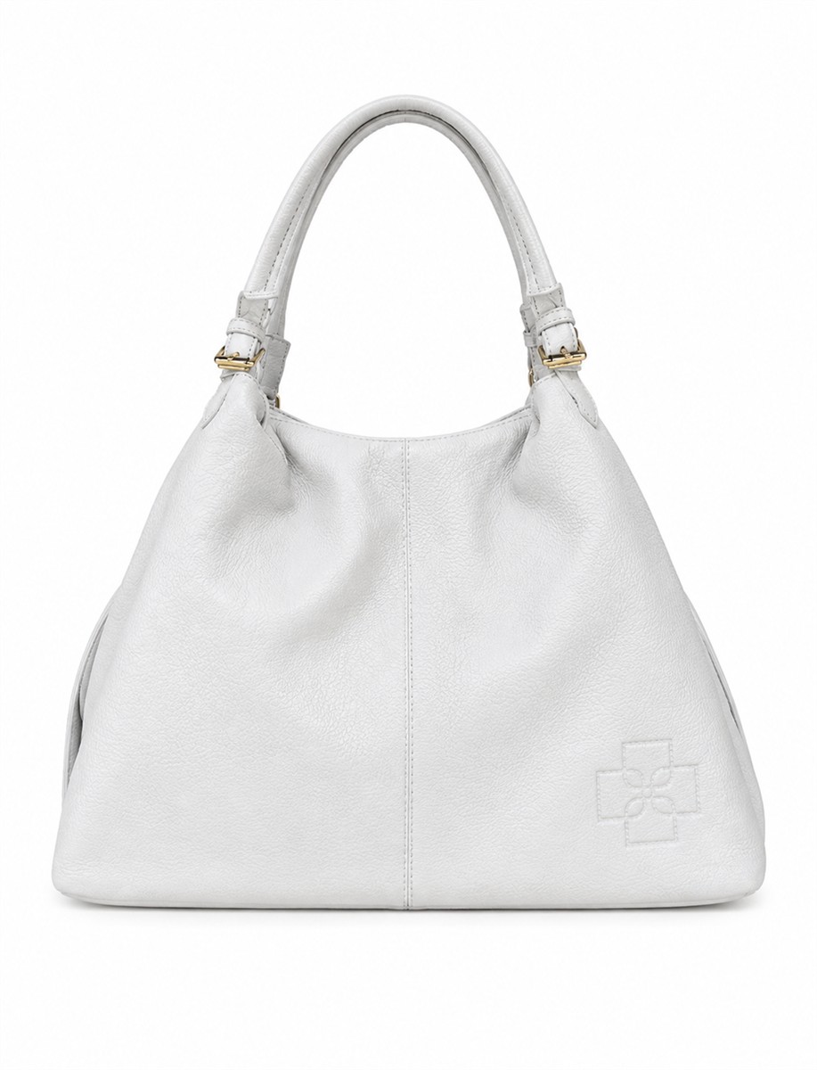 Tasche, Handtasche, Weiß, Leder, Henkeltasche