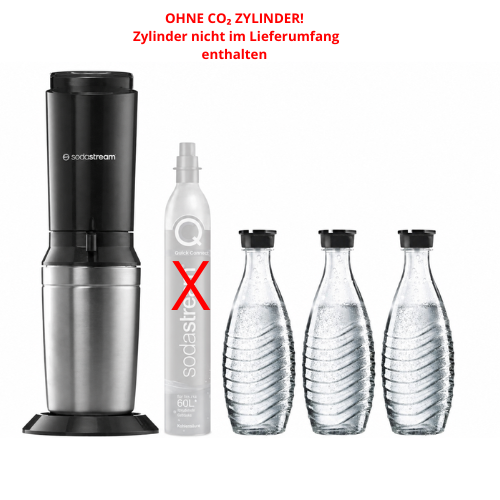 SodaStream Crystal 3.0 mit 3 Glaskaraffen