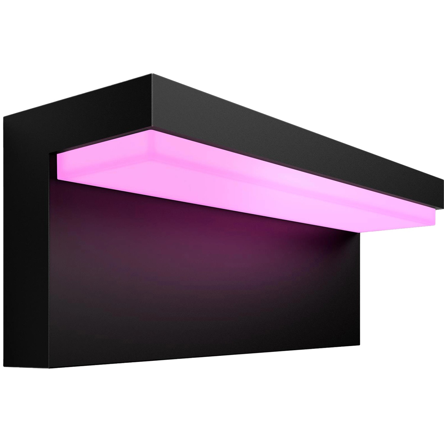 Philips Hue Wandleuchte White & Color Ambiance Nyro Schwarz 1000 lm