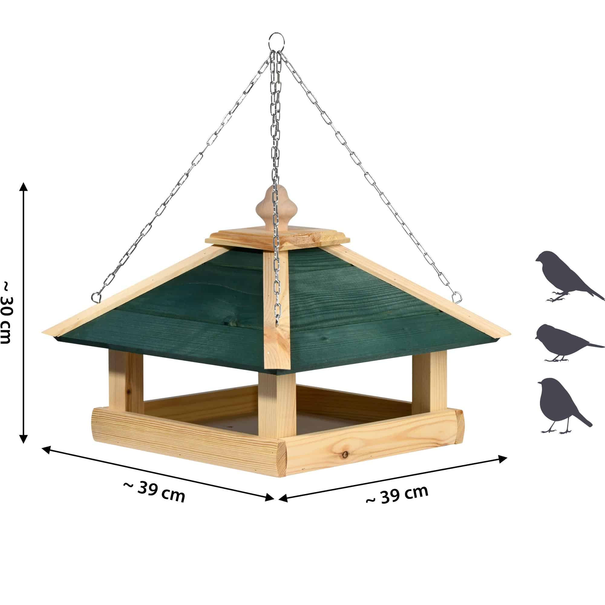 Vogelhaus, Futterhaus, Hängend, Holz, Vogelfutter-Ständer