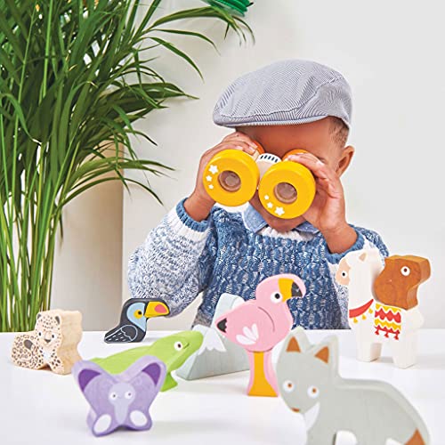 Le Toy Van Petilou Wooden Binoculars Kaleidoskop Fernglas Spielzeug
