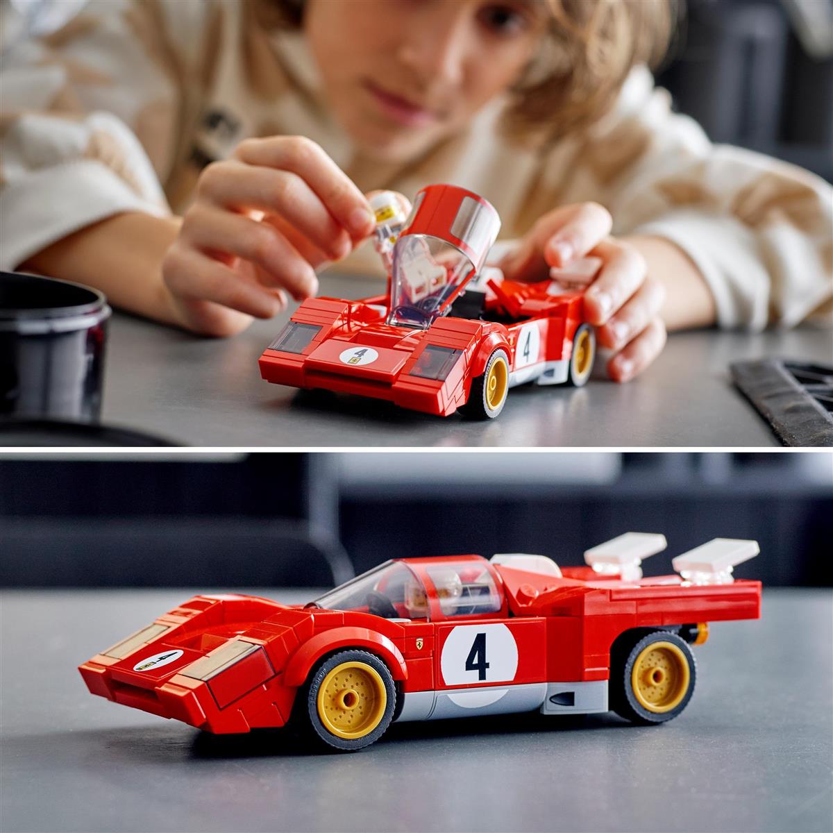 LEGO Speed Champions 76906 1970 Ferrari 512 M Modellauto Bausatz Rennwagen 2022 Kollektion LEGO-Bausteine LEGO-Sets LEGO-Steine Bausteine Sets
