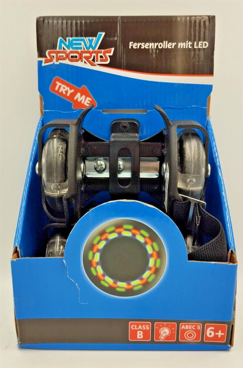 VEDES 73420504 Großhandel GmbH - Ware 73420504 Fersenroller mit LED, Mehrfarbig