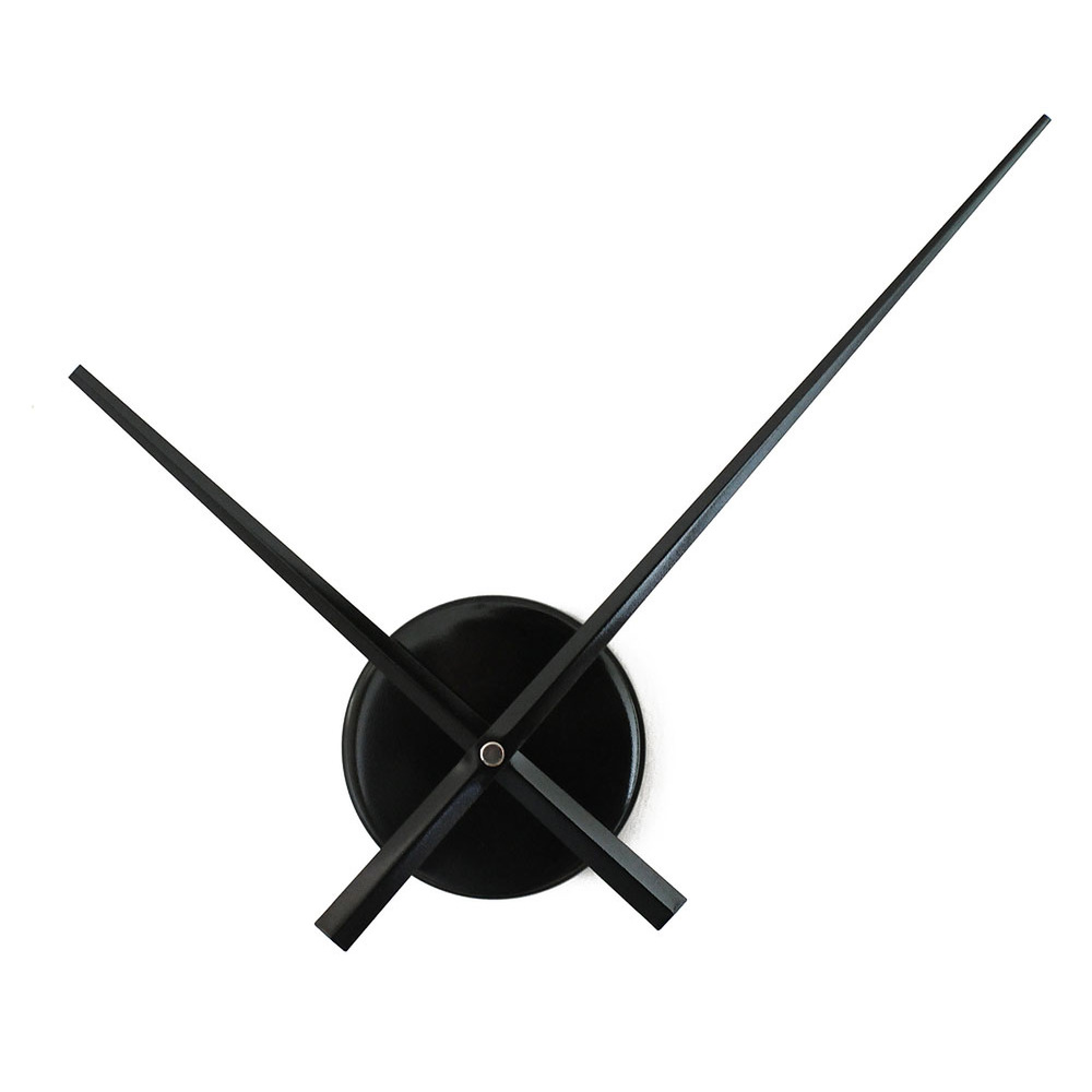 Designer Wanduhr BIG TIME nur Zeiger, ohne Ziffern, Quarzwerk, 50 - 90 cm, Metall