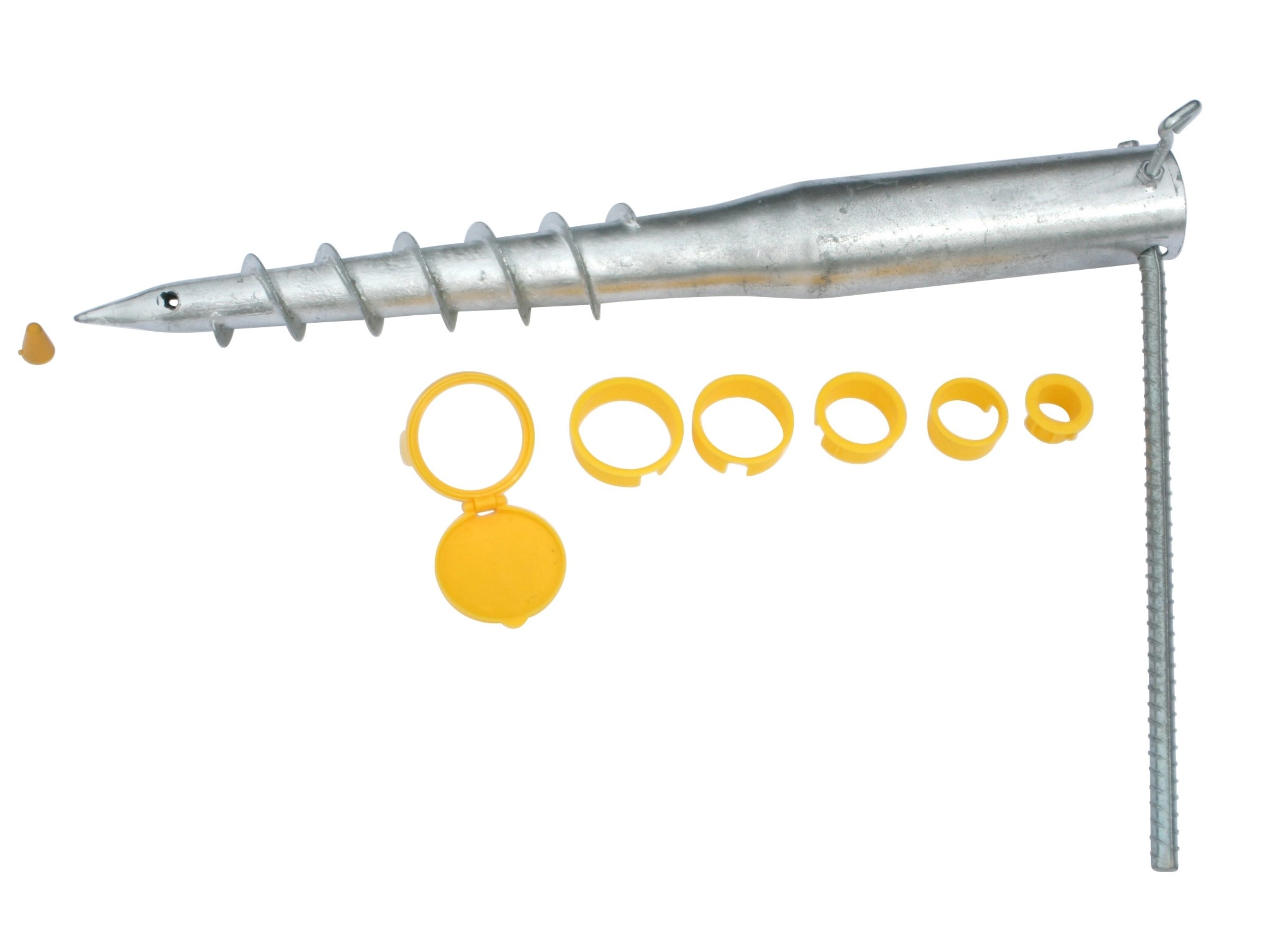 Floracord Aluminium Teleskopmast und Erdanker Set