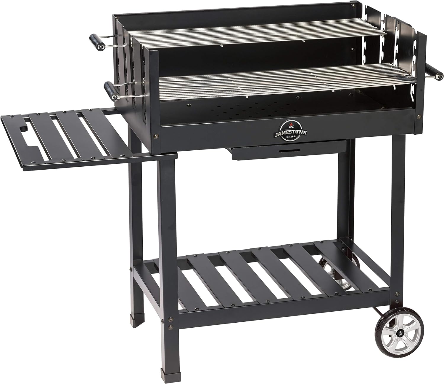 Jamestown BEN Holzkohlegrill Grillwagen Kohlegrill Barbecue
