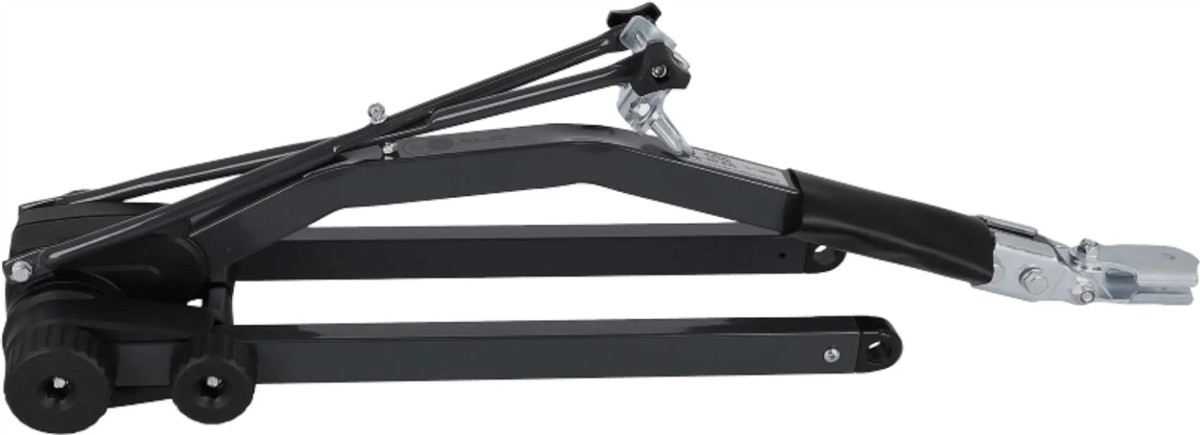 Fahrradheber, Kraftheber, Auflage, Aluminium, Schwarz