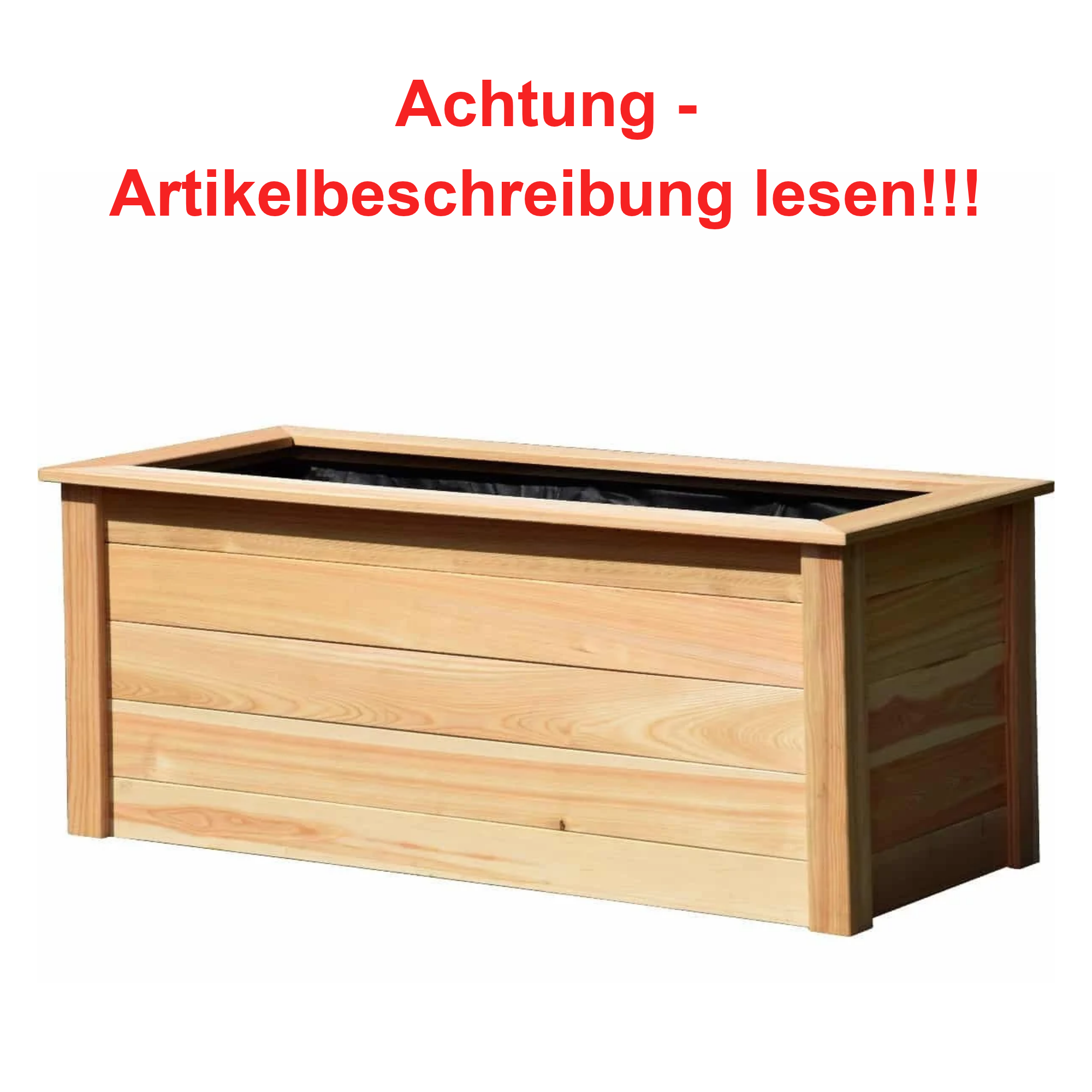 Holzbox, Kübelbox, Pflanzbeet, Holztruhenform, Aufbewahrung