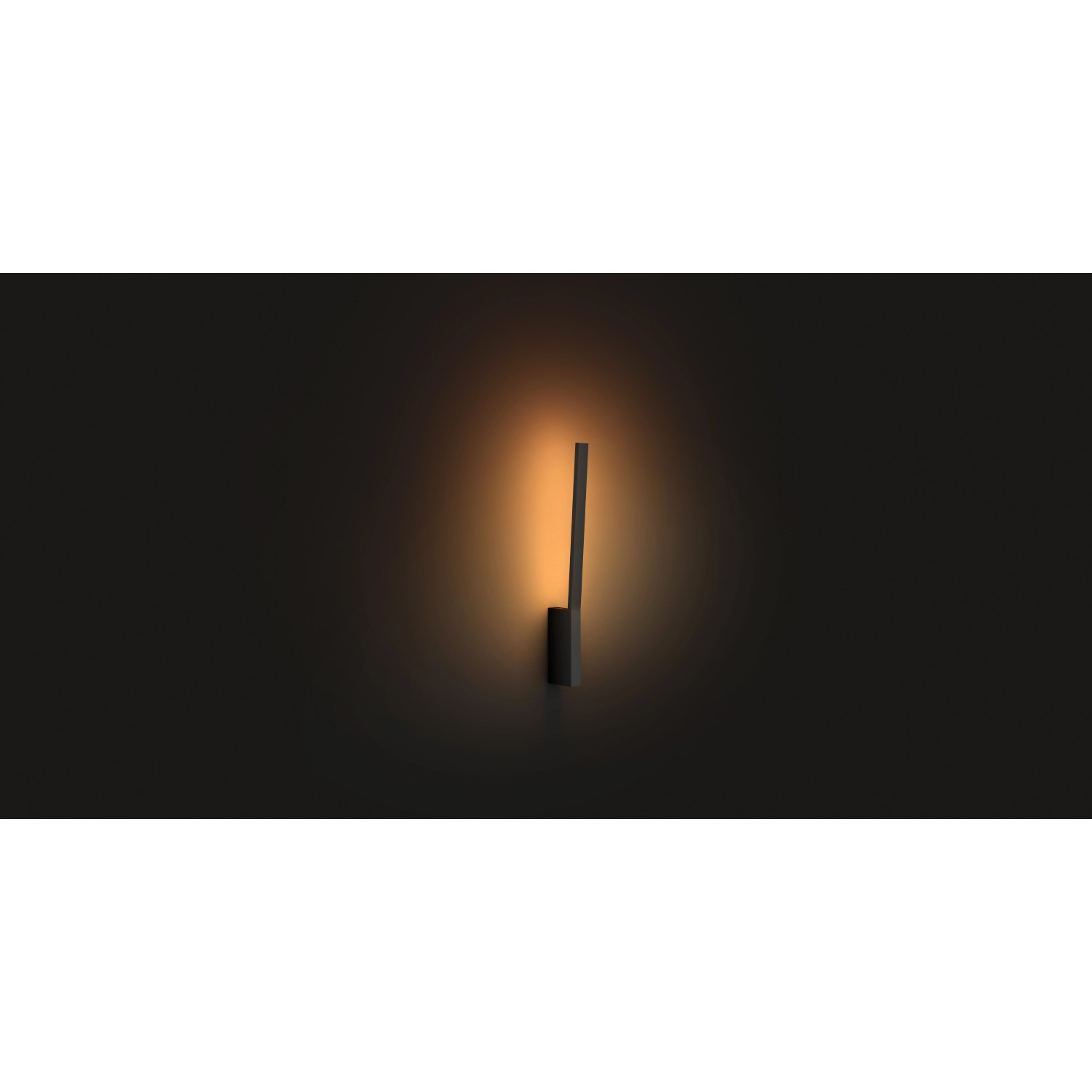 Philips Hue Wandleuchte White & Color Ambiance Liane Schwarz 740 lm