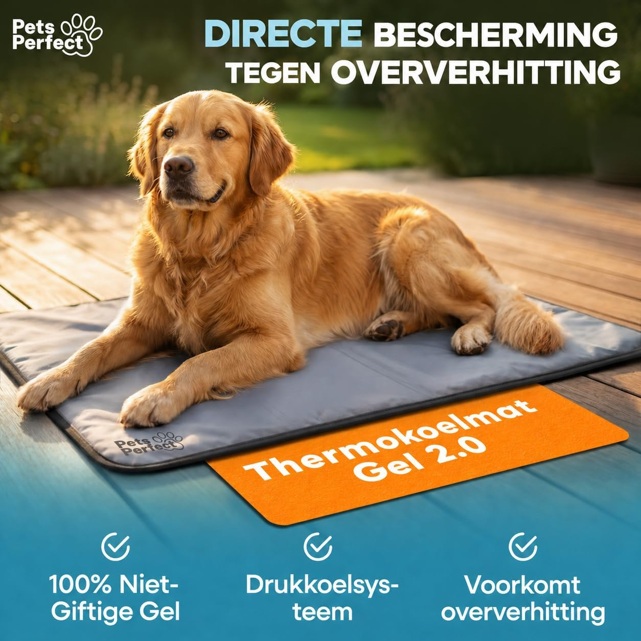 gelmat, thermo mat, hunde mat, gel 2.0, anti-überhitzung