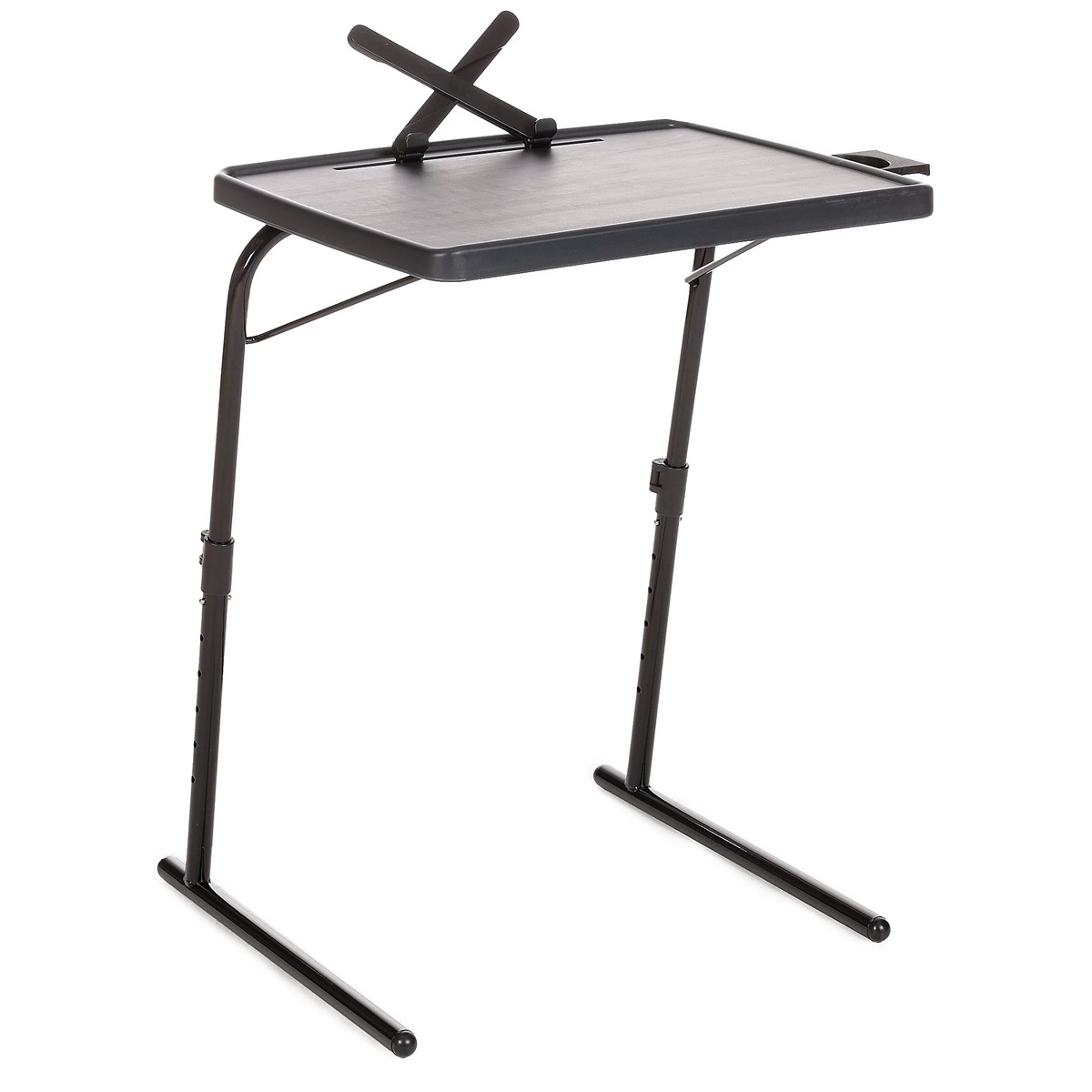 Schreibtisch, Stehpult, Metall, faltbar, Tischbeine