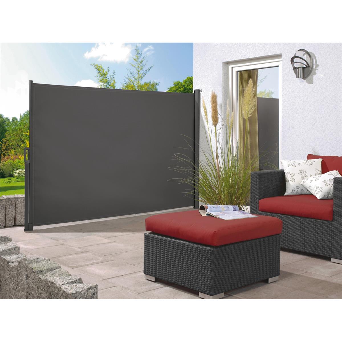 Seitenmarkise Livingston 3x1,5m Anthrazit