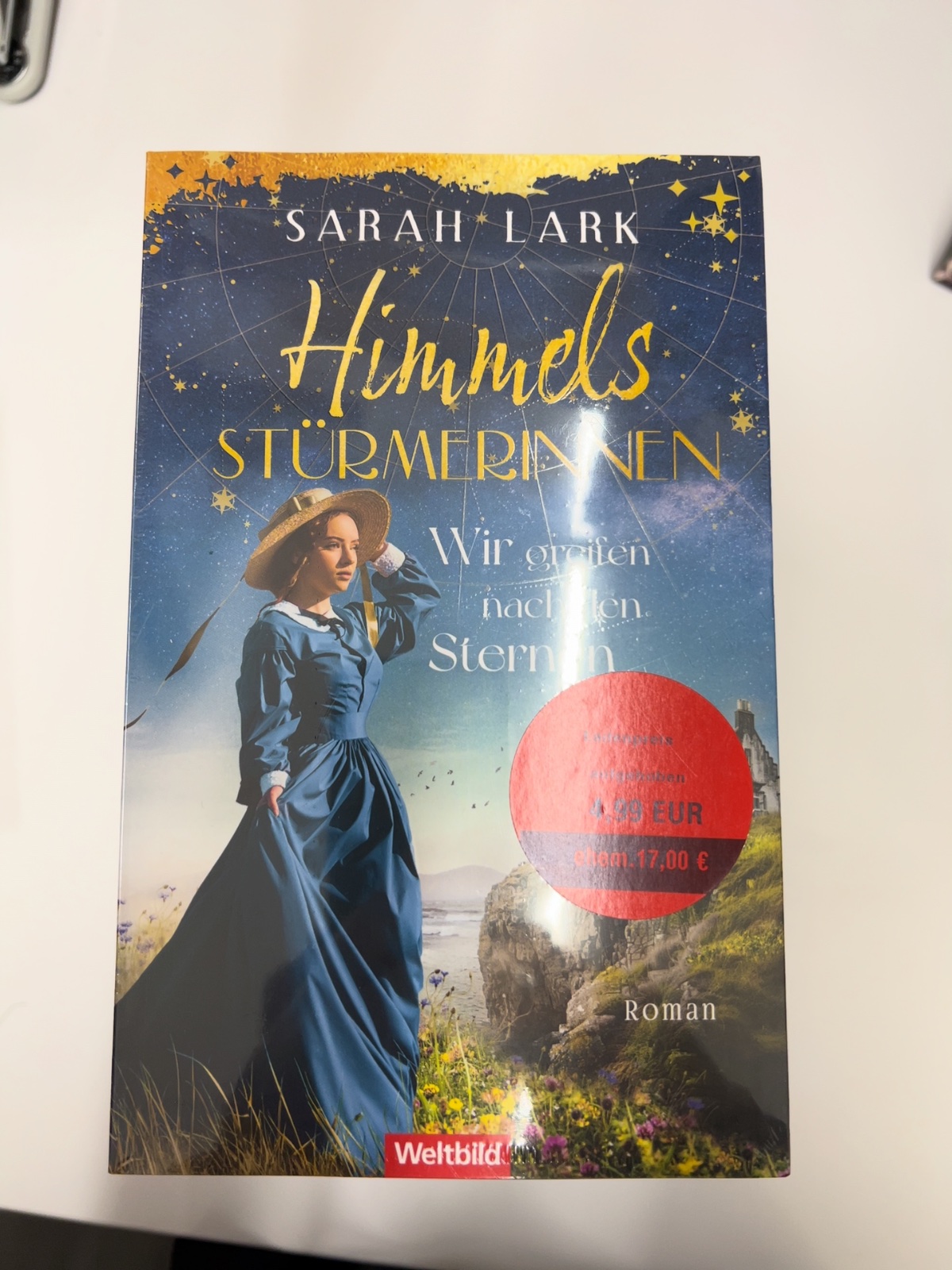 Romance, Paperback, Buchumschlag, Himmels, Sturmern, Preisreduzierung