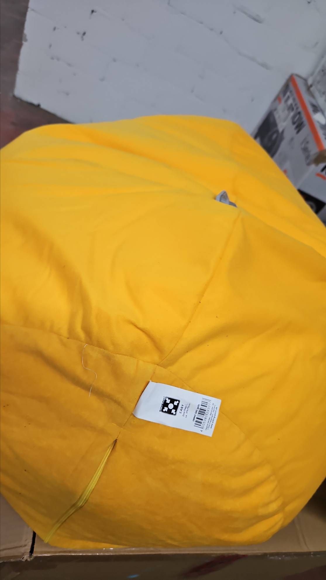 Sitting Point Sitzsack Easy 120 l Gelb #E486