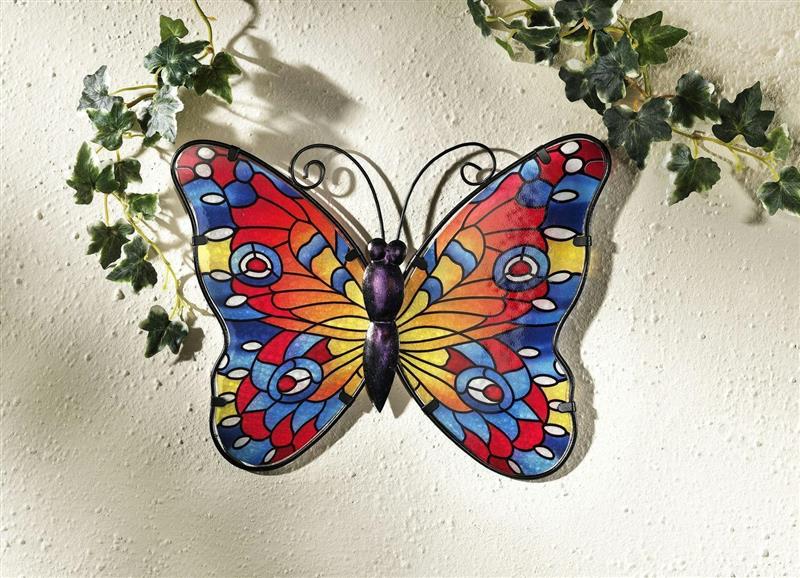 Wanddeko Schmetterling bunt