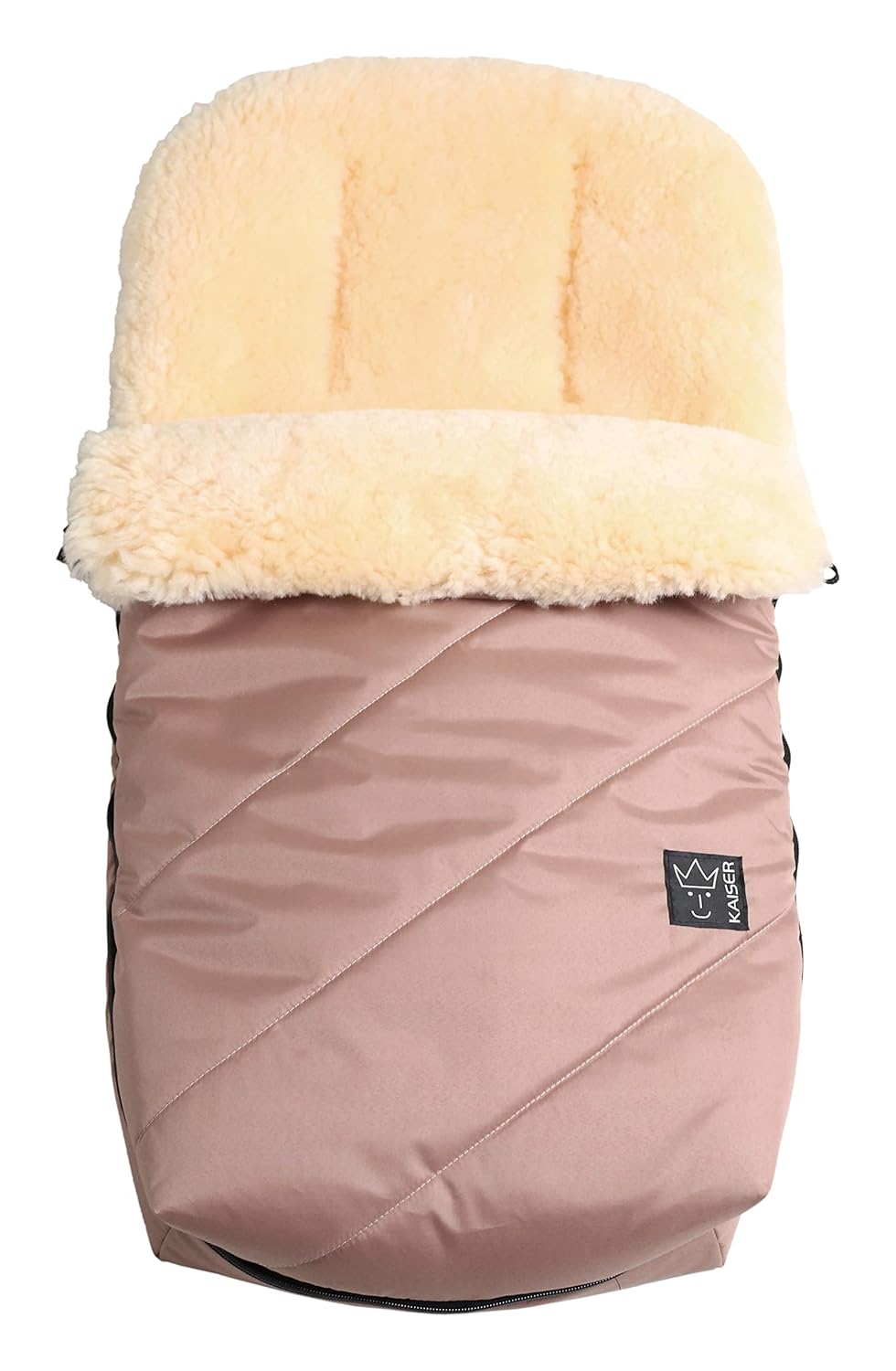 Kaiser 6542031 Fußsack PAAT mit Lammfell, sand